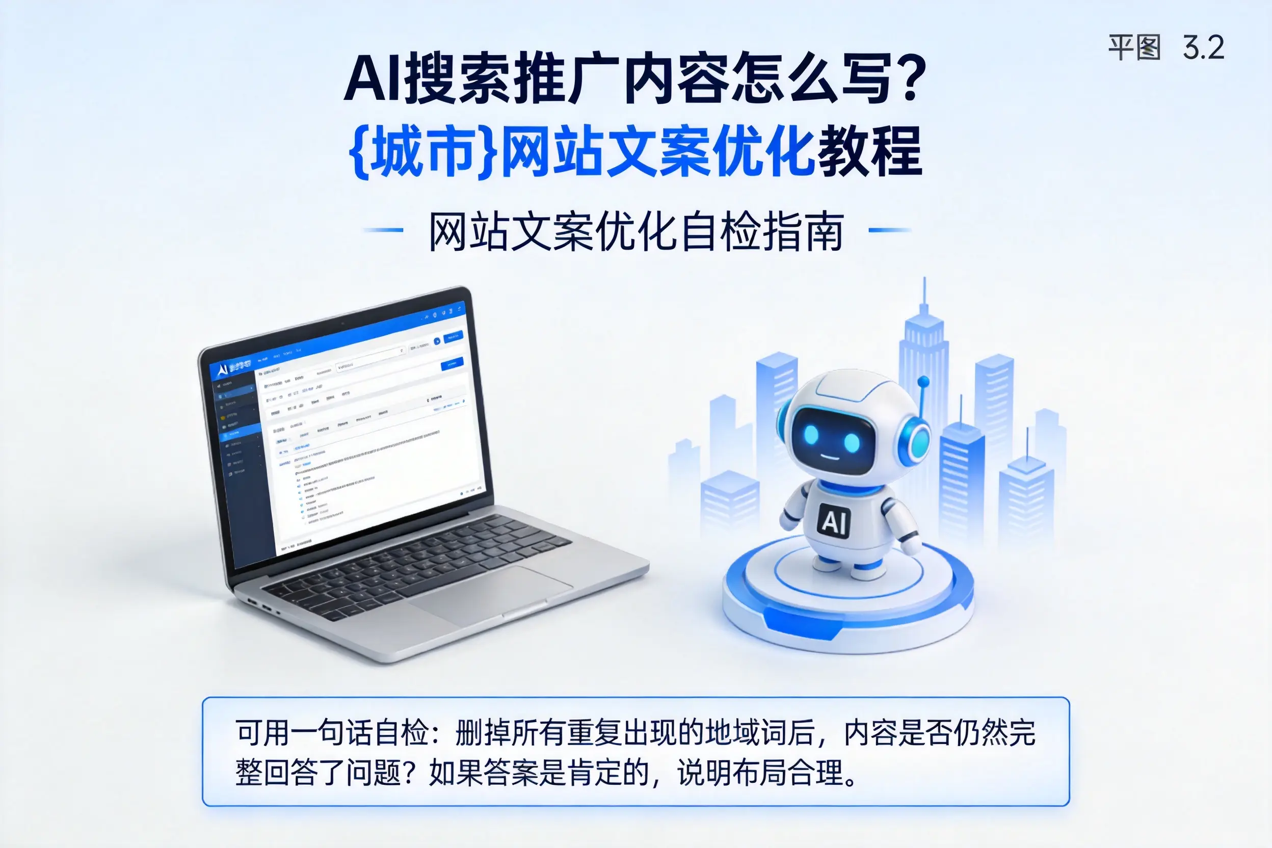 AI搜索推广内容怎么写？无锡网站文案优化教程