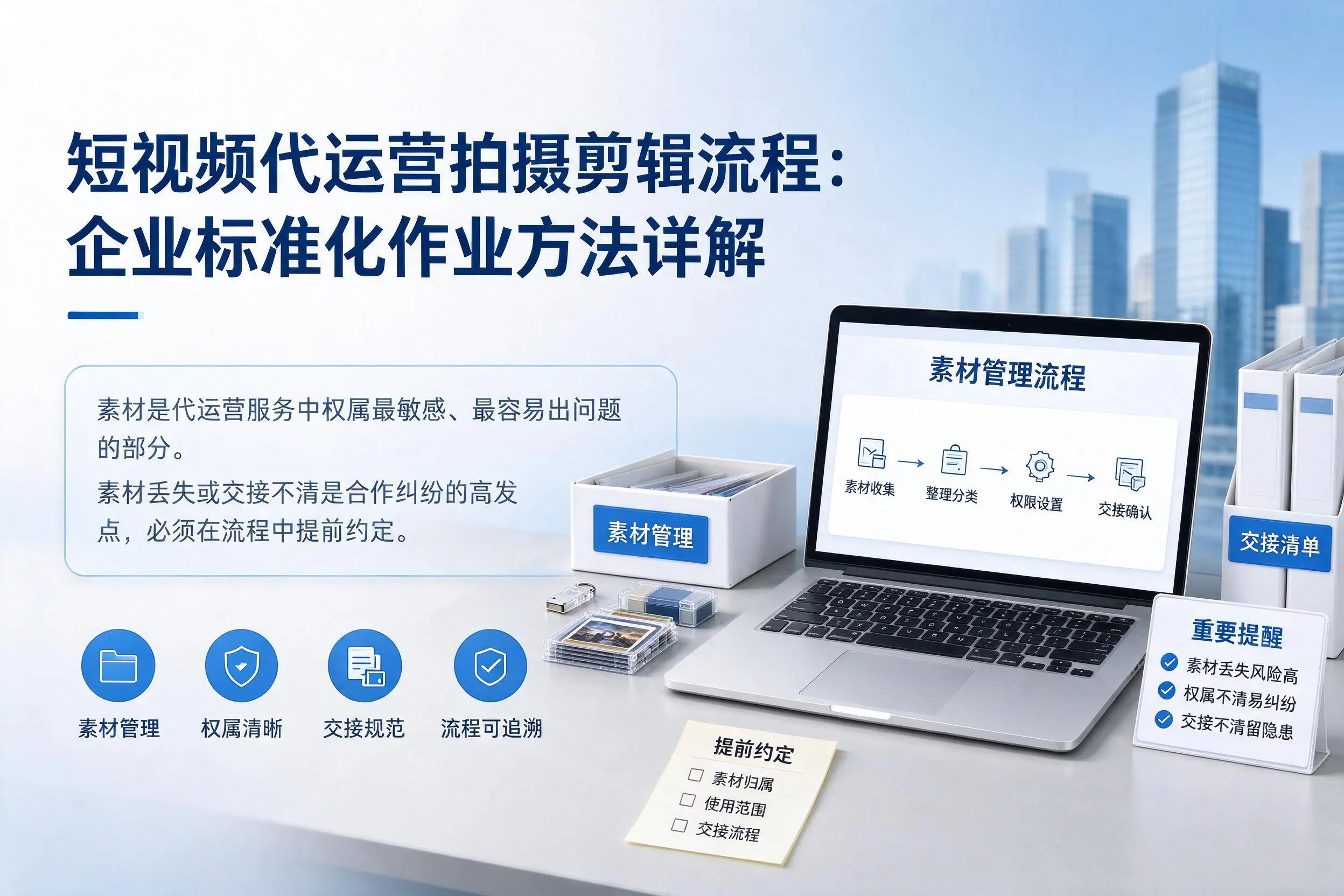 短视频代运营拍摄剪辑流程：无锡企业标准化作业方法详解