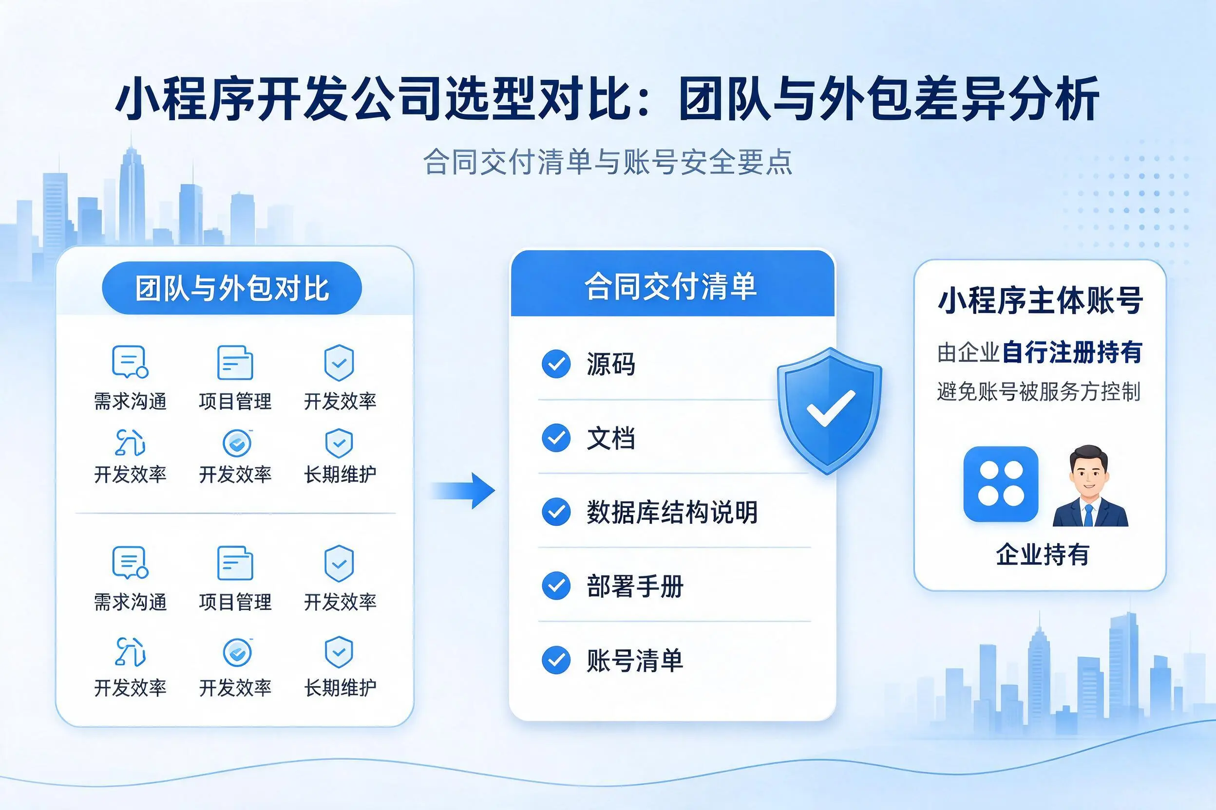 无锡小程序开发公司选型对比:团队与外包差异分析