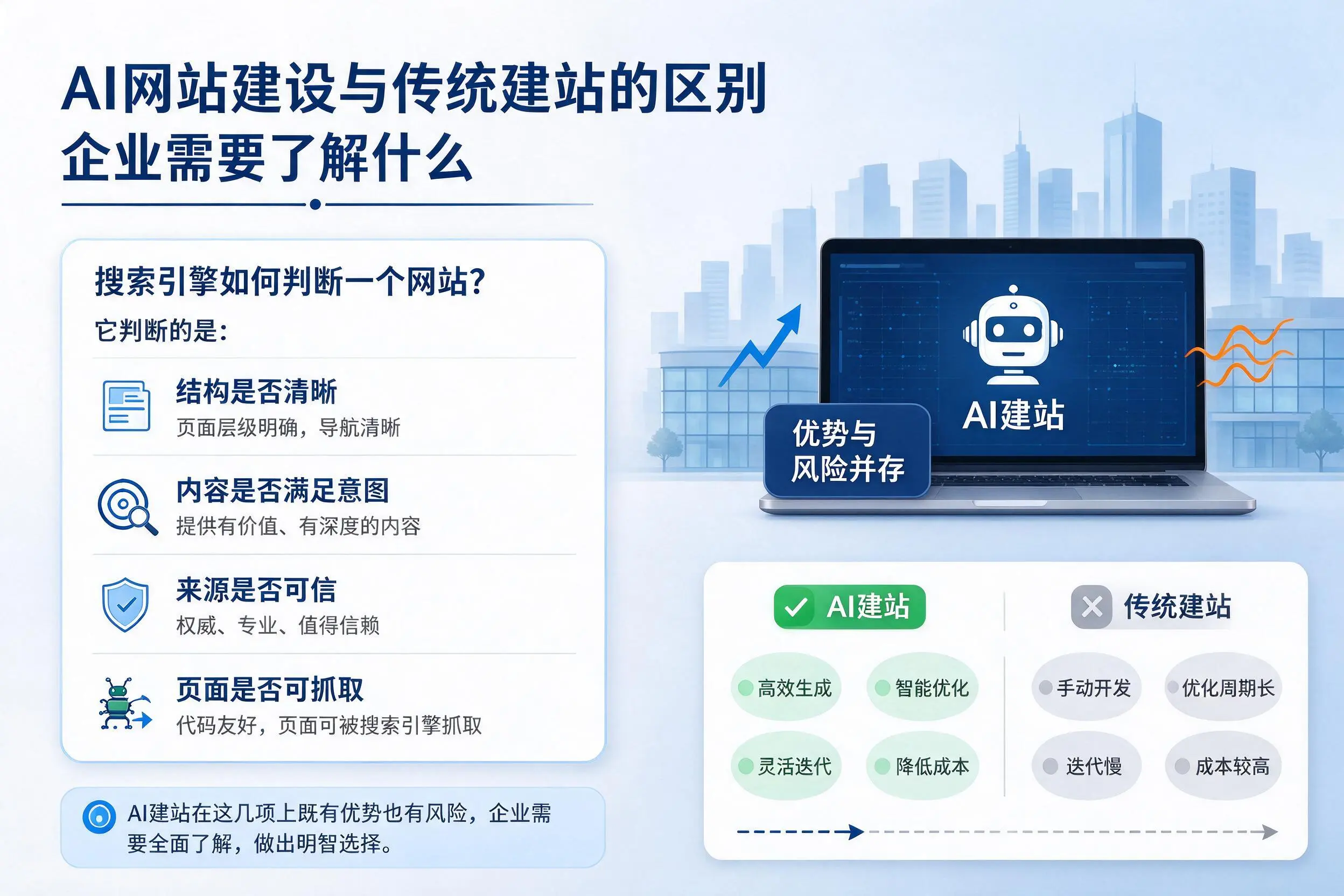 AI网站建设与传统建站的区别,无锡企业需要了解什么